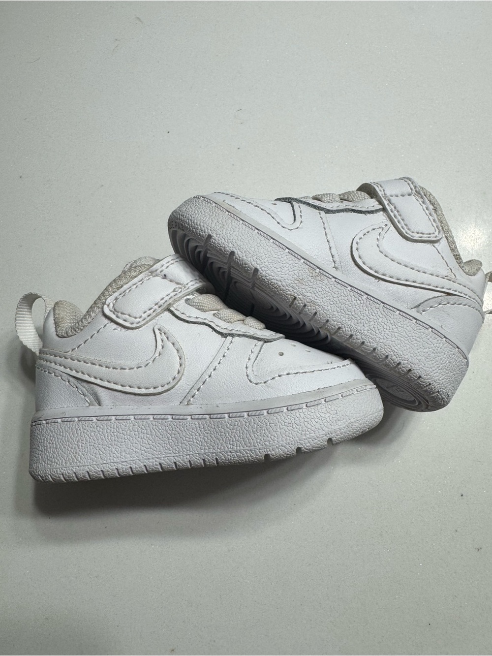 Nike White Toddlers' Velcro Sneakers